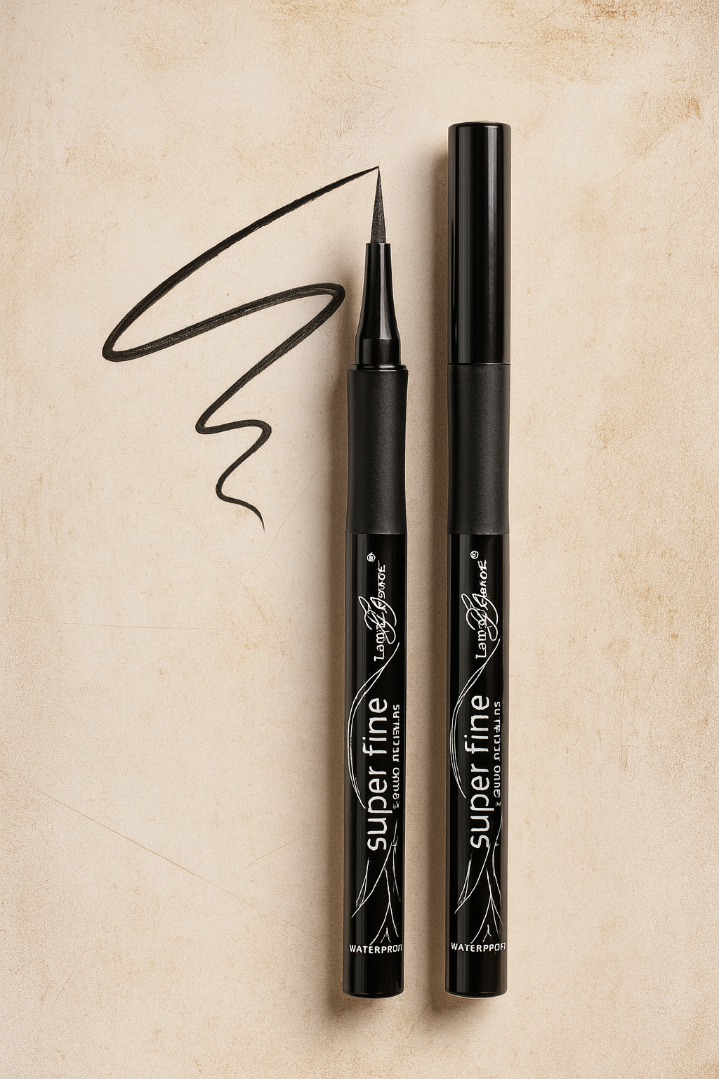 Diana of london Super Fine Intense Rich Eyeliner Shade: 01 - BLACK